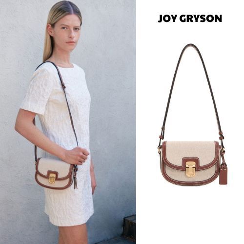 [Joy Gryson] Serendipity 斜挎帆布包自然色 LW2SE8310_0A