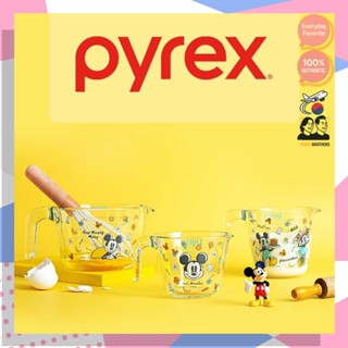 Pyrex 早安米奇耐熱量杯 / 250ml, 500ml, 1000ml / 迪士尼玻璃器皿