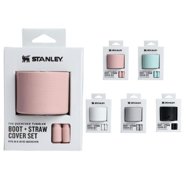 [Stanley] Quencher 1.18L / 591&887ml 矽膠靴套 + 草帽套裝 – 防漏防刮保護