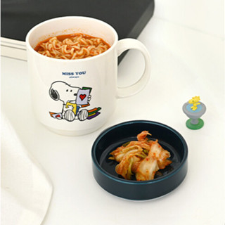 哆啦夢 史努比杯麵碗帶蓋杯麵杯哆啦A夢人物陶瓷杯450ml【韓國產品】