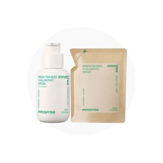 悅詩風吟 [INNISFREE] 綠茶籽透明質酸精華 80mL / 瓶裝 / 補充裝 / SET(80mL+15mL)