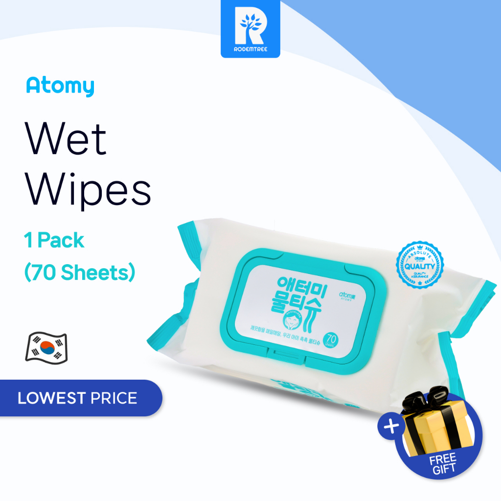 Atomy Wet Wipes 1 Pack (70 sheets) 艾多美 濕巾1包