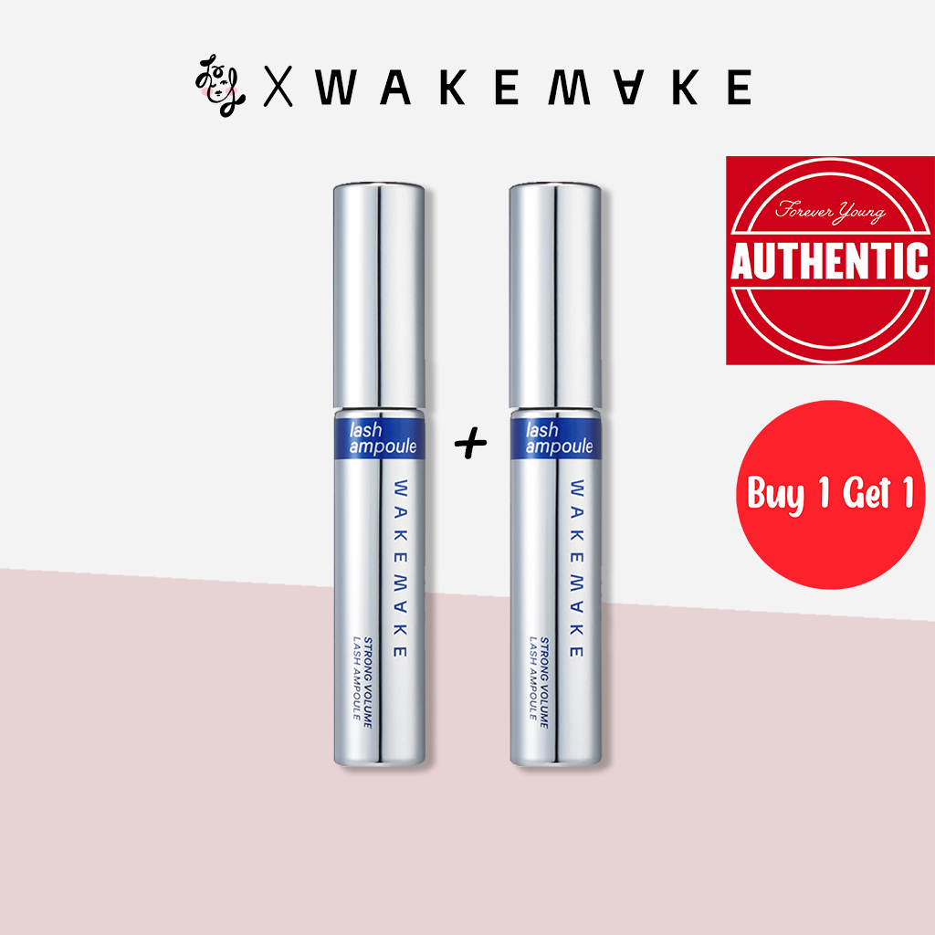 Wakemake 1+1 強力卷睫毛安瓿 1+1 特別禮物套裝 7.5 克睫毛膏