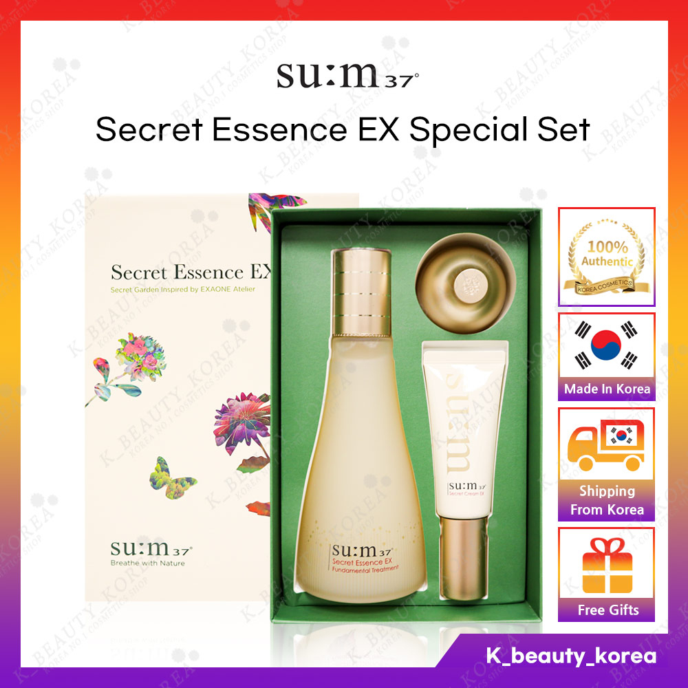 [SU:M37] Sum37 Secret Essence EX 230ml 特別套裝 / 面部護膚精華精華禮盒 [Pr
