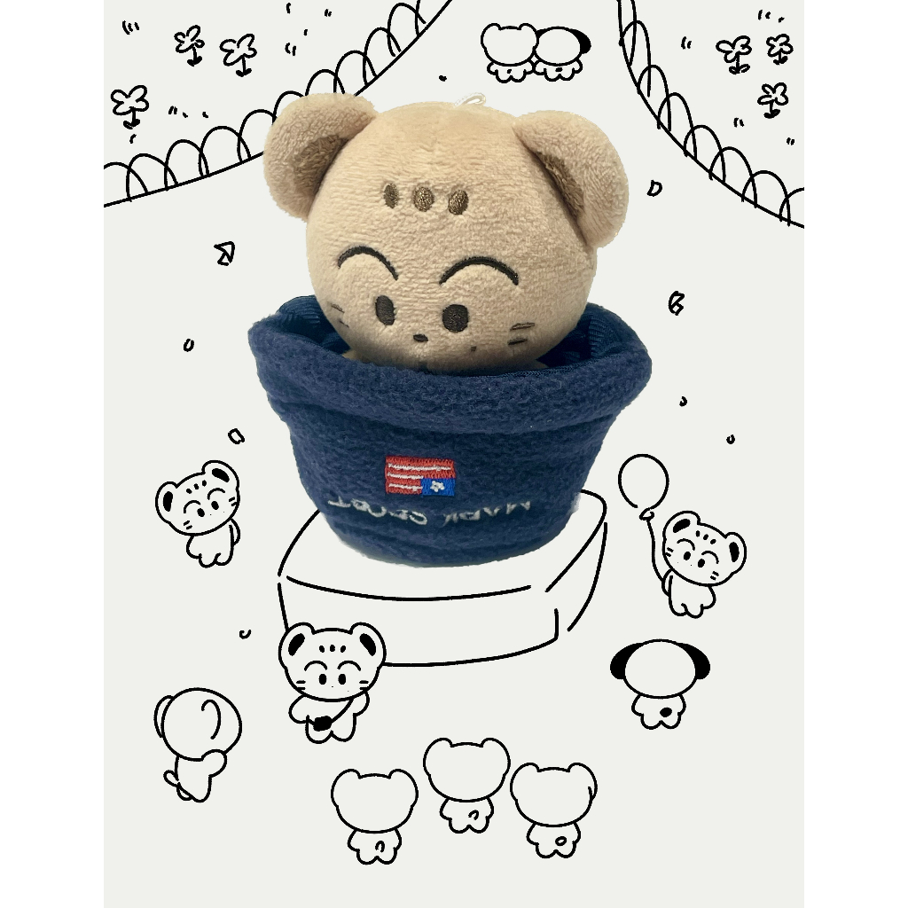 [ONHAND] Kkwaong 10cm 娃娃 &amp; 市場帽子 (NCT MARK)