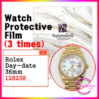 Rolex Day-date 勞力士保護膜 36mm 128238 (3 次) / 防刮污貼膜 / 手錶護理