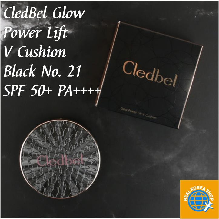 [韓國製造] [CledBel] Glow Power Lift V Cushion 黑色 No. 21 SPF 50+