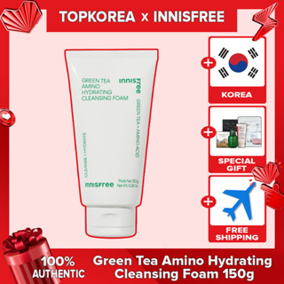 悅詩風吟 Innisfree 綠茶氨基保濕潔面泡沫 150g TOPKOREA 韓國發貨