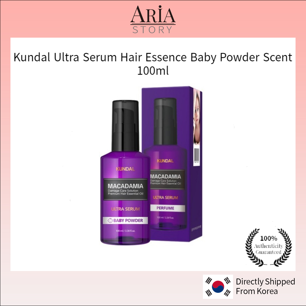 Kundal Ultra Serum hair essence 嬰兒爽身粉香味 100ml/頭髮精華/豐富的頭髮/頭髮乳