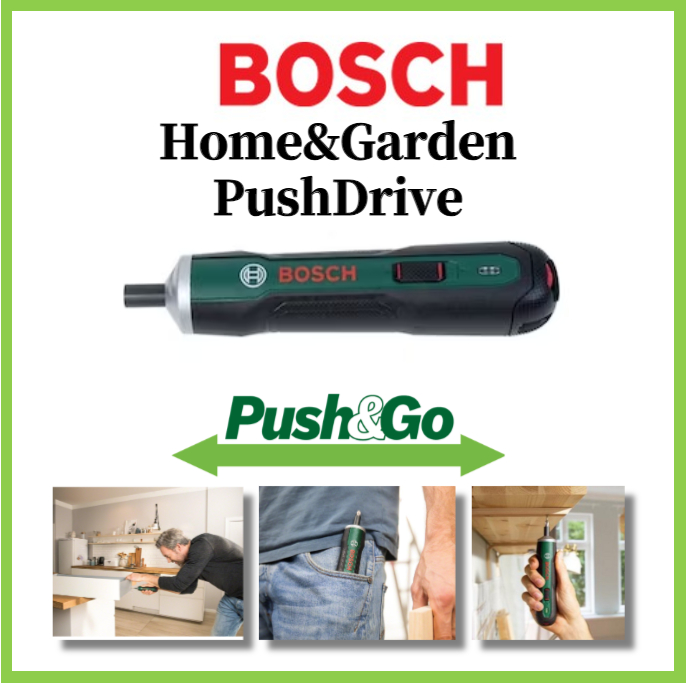 Bosch Home and Garden 無繩螺絲刀 PushDrive 3.6 V 1.5Ah “Push&amp;Go”