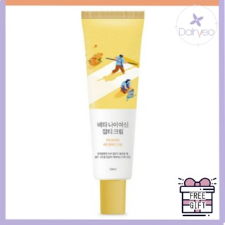 Round lab Vita 菸酸淡斑霜,50 毫升,1 片韓國化妝品霜淡斑菸酸維生素 C 維生素保濕定型 Panthe