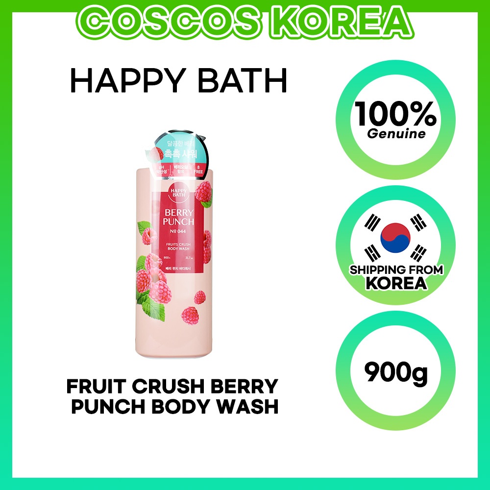 Happy Bath Fruit Crush Berry Punch 沐浴露 900g / 保濕(保濕供應)/香氛/弱酸