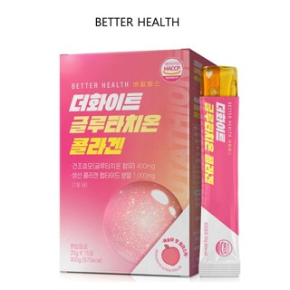 【Better Health】白穀胱甘肽膠原蛋白果凍棒桃味20g x 15支,1包/2包/3包