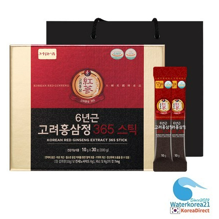 韓國 正元蔘6年根高麗紅蔘精 濃縮液 365 10gx30包