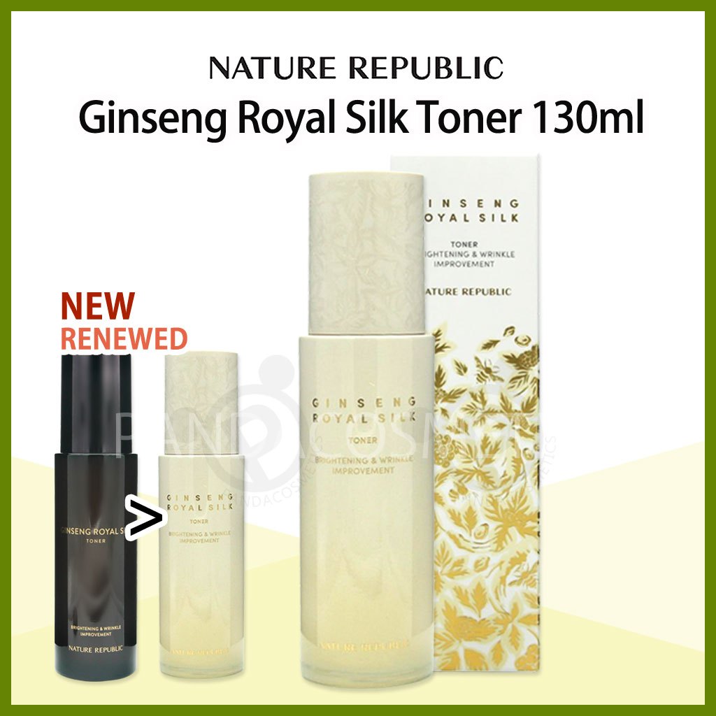 [NATURE Republic] 人參皇家蠶絲爽膚水 130ml