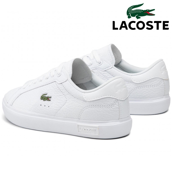 Lacoste 女士運動鞋 Powercourt 0721 2 Sfa 白色皮鞋