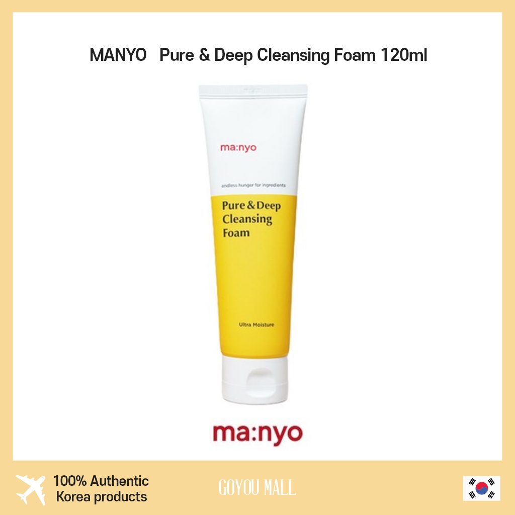 Manyo FACTORY Pure &amp; Deep Cleansing Foam 120ml / 潔面乳