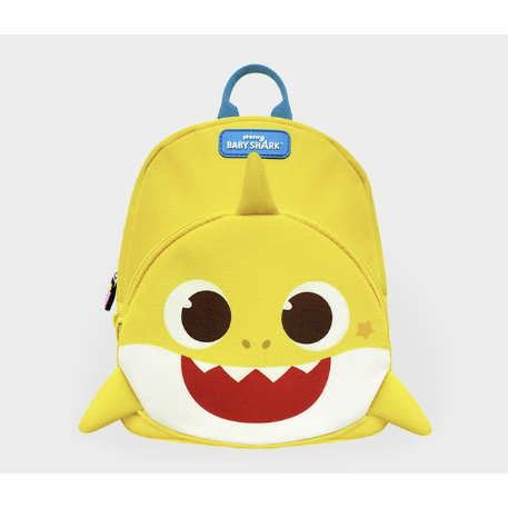[pinkfong] 黃色 Baby Shark Bag,女孩和男孩背包