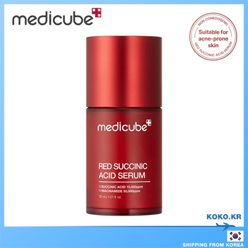 Medicube 紅色硫辛酸精華 30ml / 煙酰胺+水楊酸與 FREEBIES