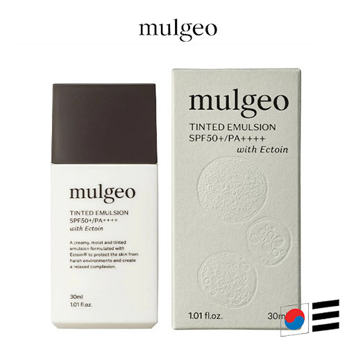 [mulgeo] 有色乳液 30ml SPF50+ PA++++(無粉底,純素提亮防曬底霜)