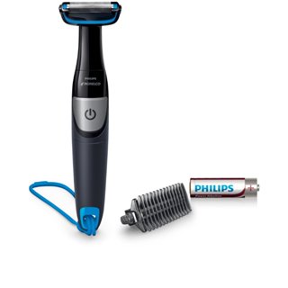 飛利浦 Norelco Bodygroom Series 1100、BG1026/60、男士淋浴身體毛髮修剪器和美容器