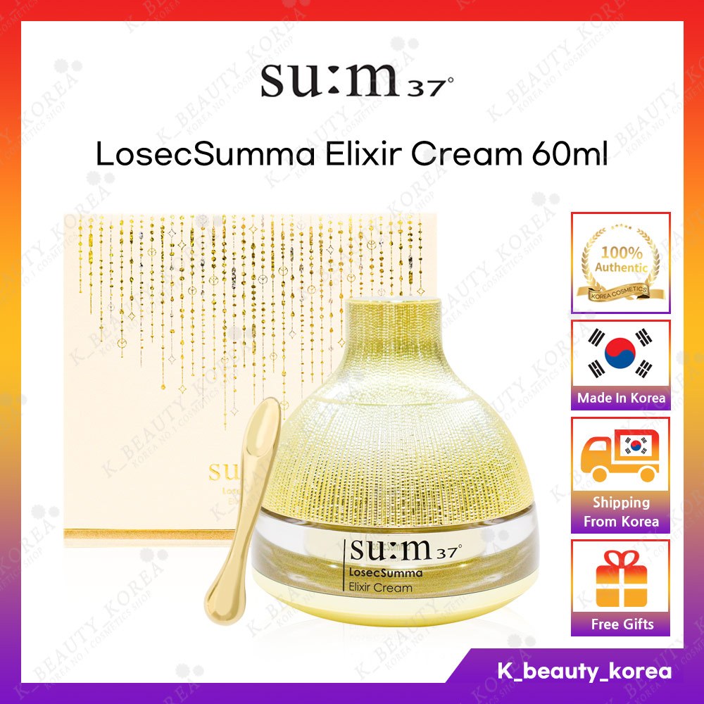 [SU:M37] Sum37 LosecSumma Elixir Cream 60ml / 面部護膚保濕霜 [Premi