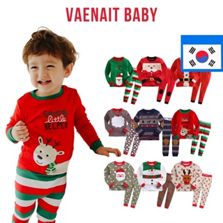 Vaenait BABY 6M-12Y 幼兒兒童純棉男孩女孩萬聖節聖誕睡衣睡衣套裝