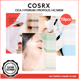 [10P Set] COSRX Cica 鎮靜真面膜/AC 紅色淡斑面膜