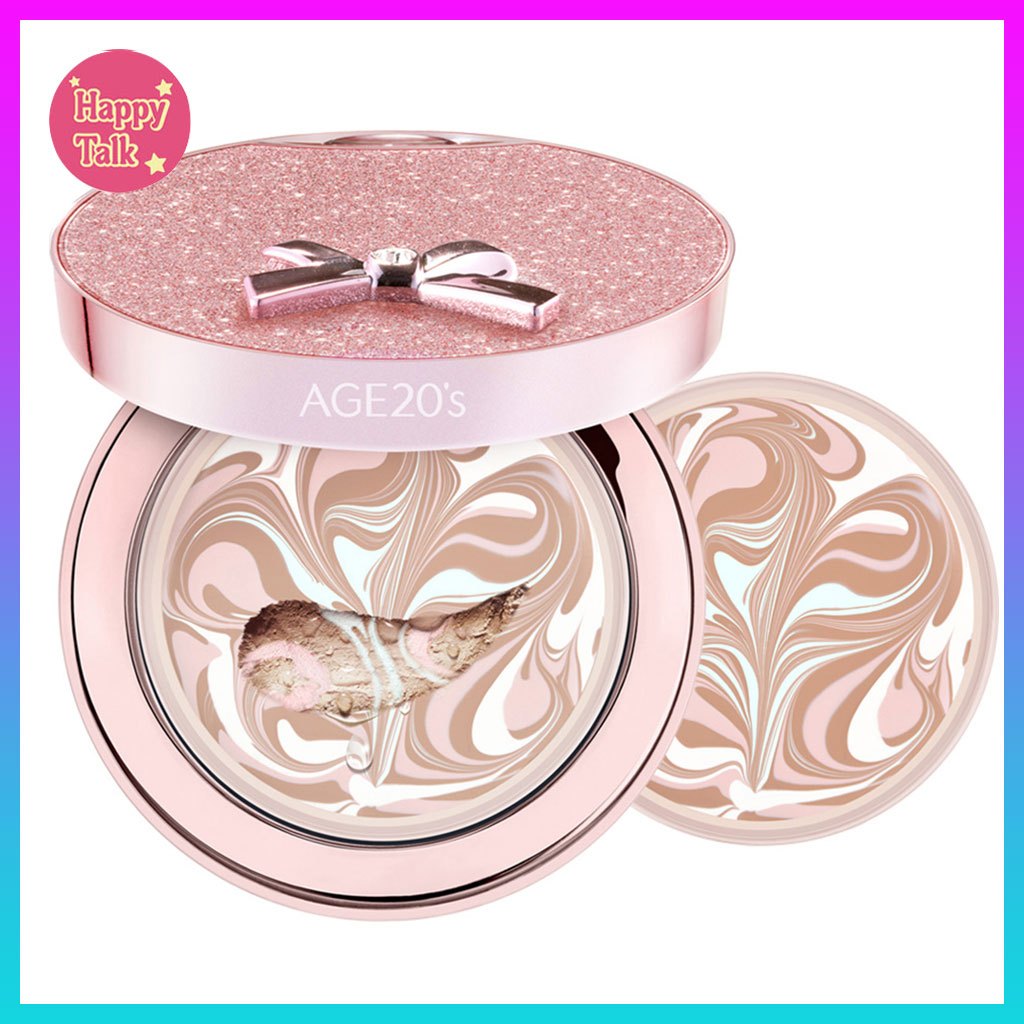 Age20's Ribbon Jewelry Edition Essence Cover Pact 原裝 14g + 補