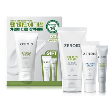 Zeroid 強效霜 80ml 套裝(+ 舒緩霜 25ml + 保濕安瓶 7ml)