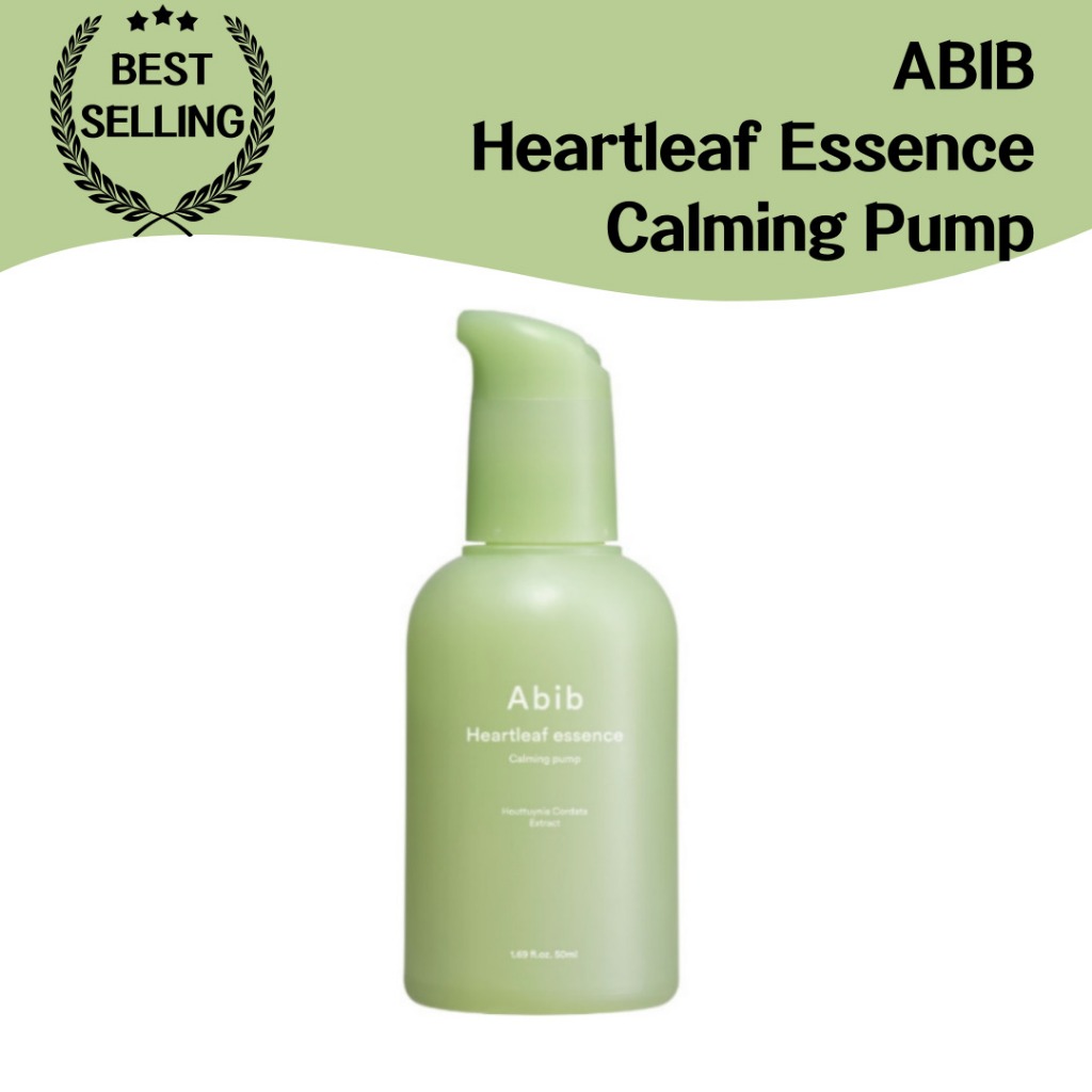 Abib Heartleaf Essence 鎮靜泵 50 毫升非粉刺保濕皮膚問題護理溫和皮膚舒緩