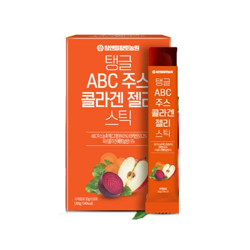 韓國 黃土農園ABC 果汁膠原蛋白果凍條 20gx15p