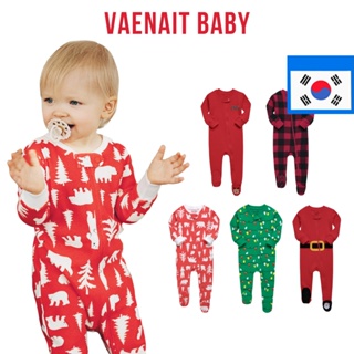 [Vaenait BABY 韓國] Newborn-2T 聖誕節聖誕節假期家庭配套足睡衣新生兒嬰兒連身衣