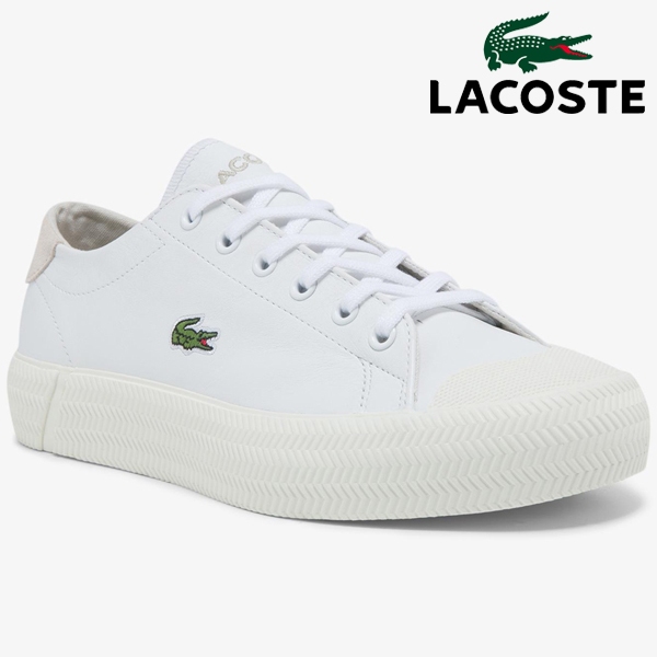 Lacoste 女士運動鞋 Gripshot 0121 1 Cfa 白色/米色皮鞋