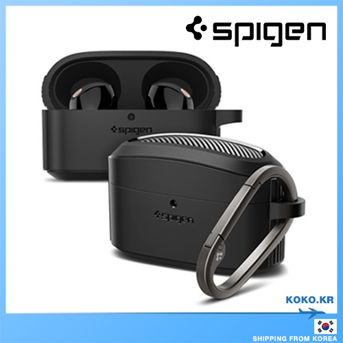 索尼 Spigen Rugged Armor 專為 Sony WF-1000XM5 保護殼設計啞光黑附贈品