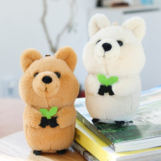 [KiKi Quokka] 韓國文創卡通Quokka 短尾矮袋鼠 毛絨公仔鑰匙扣/鑰匙圈/吊飾_2款