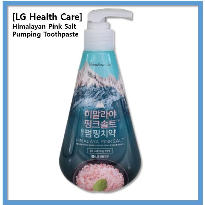 【LG Health Care】喜馬拉雅粉紅鹽抽牙膏285g