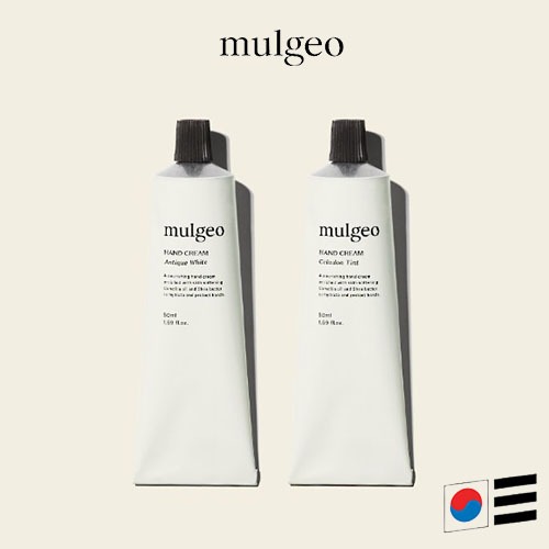 韓國正品 [Mulgeo] hand cream 護手霜 50ml 2款(仿古白、青瓷色)