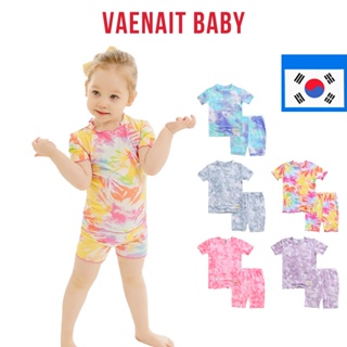 [Vaenait Baby 韓國]12個月-12歲 兒童 女孩 男孩 扎染設計 cooling感睡衣 時尚居家服3