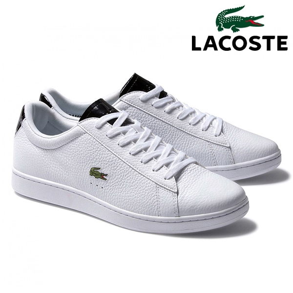 Lacoste 女士運動鞋 Carnaby Evo 220 1 Sfa 白色/黑色皮鞋