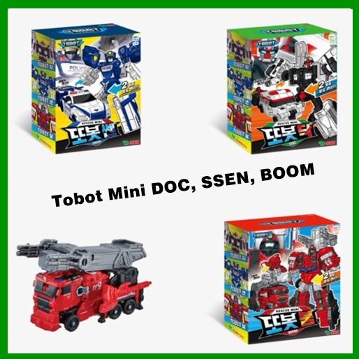 [TOBOT☆韓國] Tobot Mini DOC、SSEN、BOOM 變形機器人公仔玩具