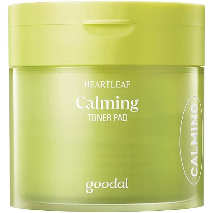 Goodal Heart Leaf Calming Toner Pad 適用於所有皮膚類型、魚腥草 Cordata 強效