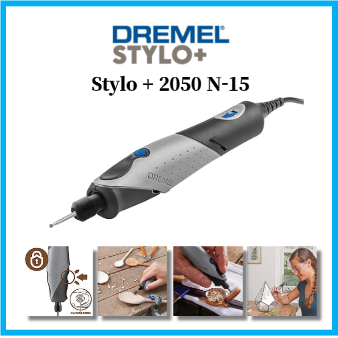 Dremel Stylo + 2050 N-15 多功能工藝旋轉工具,木雕細節工具,非常適合南瓜雕刻、玻璃蝕刻、皮革拋光