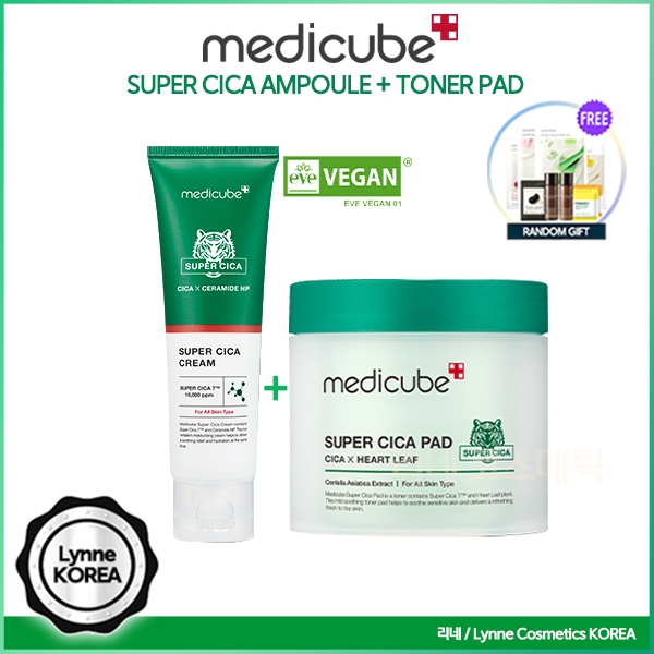 [1+1] Medicube Cica Pad+Cream 積雪草修護爽膚棉 (70片)+ 積雪草修護面霜 (50ml)