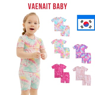 [Vaenait Baby 韓國]12個月-8歲 兒童 女孩 男孩 扎染設計 cooling感睡衣 時尚居家服2
