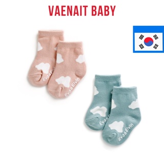 [Vaenait Baby 韓國] Eva&Elvin 防滑底 嬰兒襪 寶寶襪 男童襪 女童襪 小雲朵