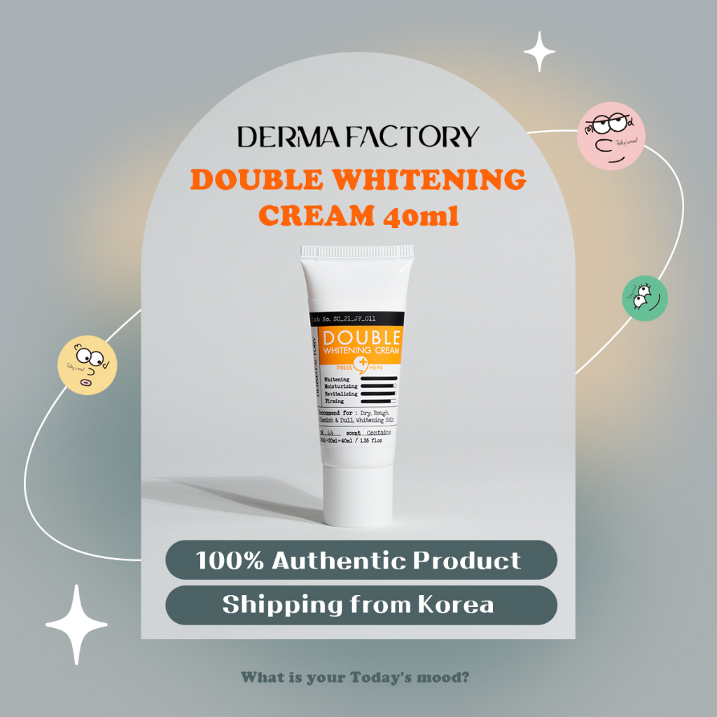 [Derma Factory] 雙重美白霜 40ml | 韓國皮膚鎮靜傳明酸美白護膚 dermafactory