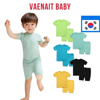 [Vaenait Baby 韓國] 6個月-12歲 兒童 女孩 男孩 扎染設計 cooling感睡衣 時尚居家服1