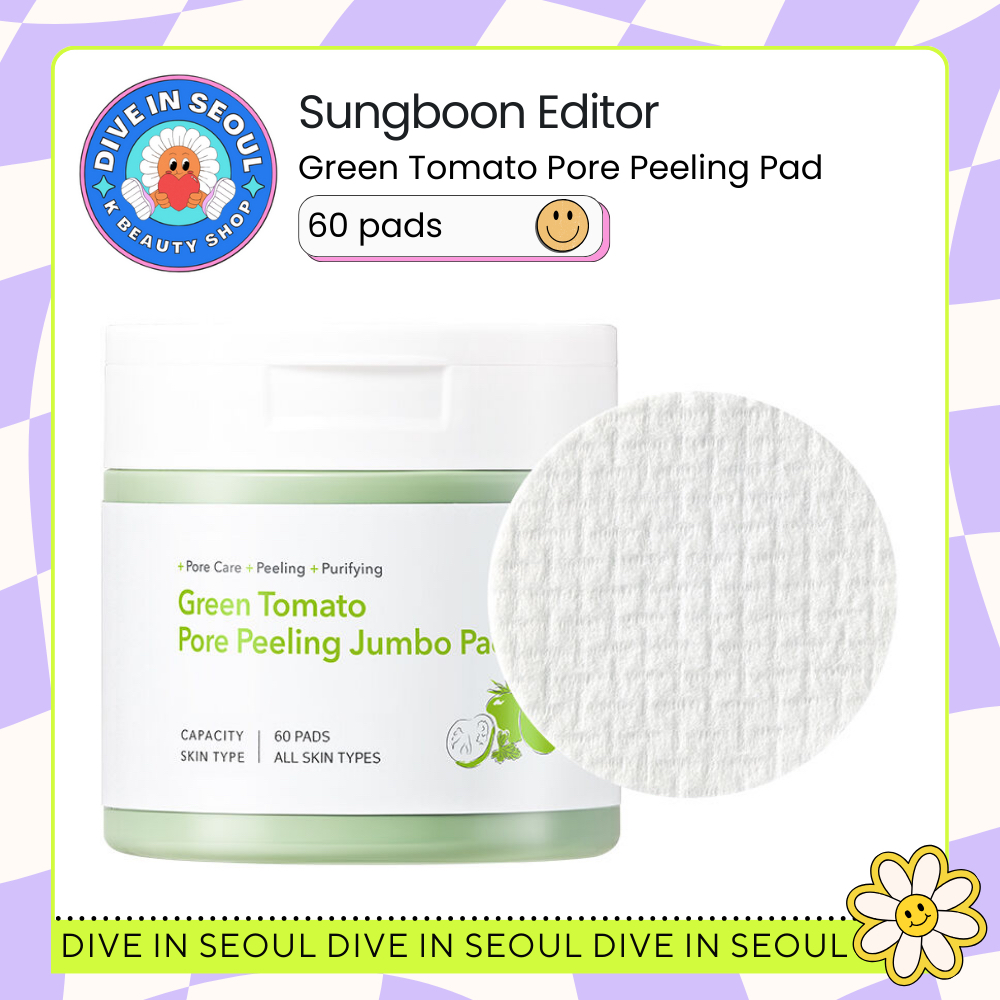 [SUNGBOON EDITOR] Green Tomato Pore Peeling Jumbo Pad