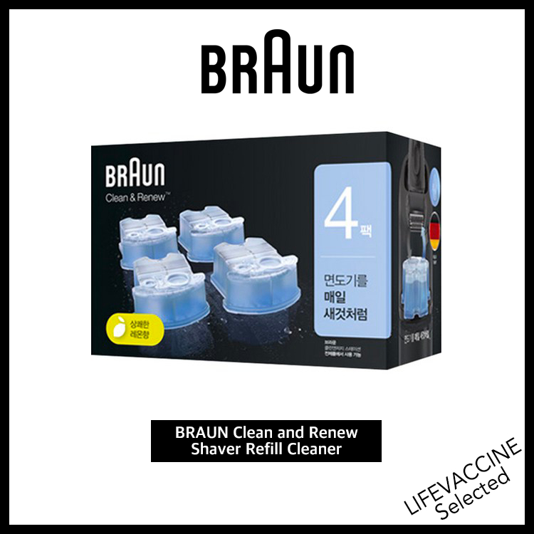 [BRAUN] CCR4 Clean and Renew Shaver Detergent Refill 液